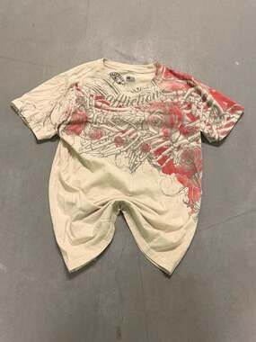 Affliction Everlasting Sand rose Wash Graphic T-Shirt